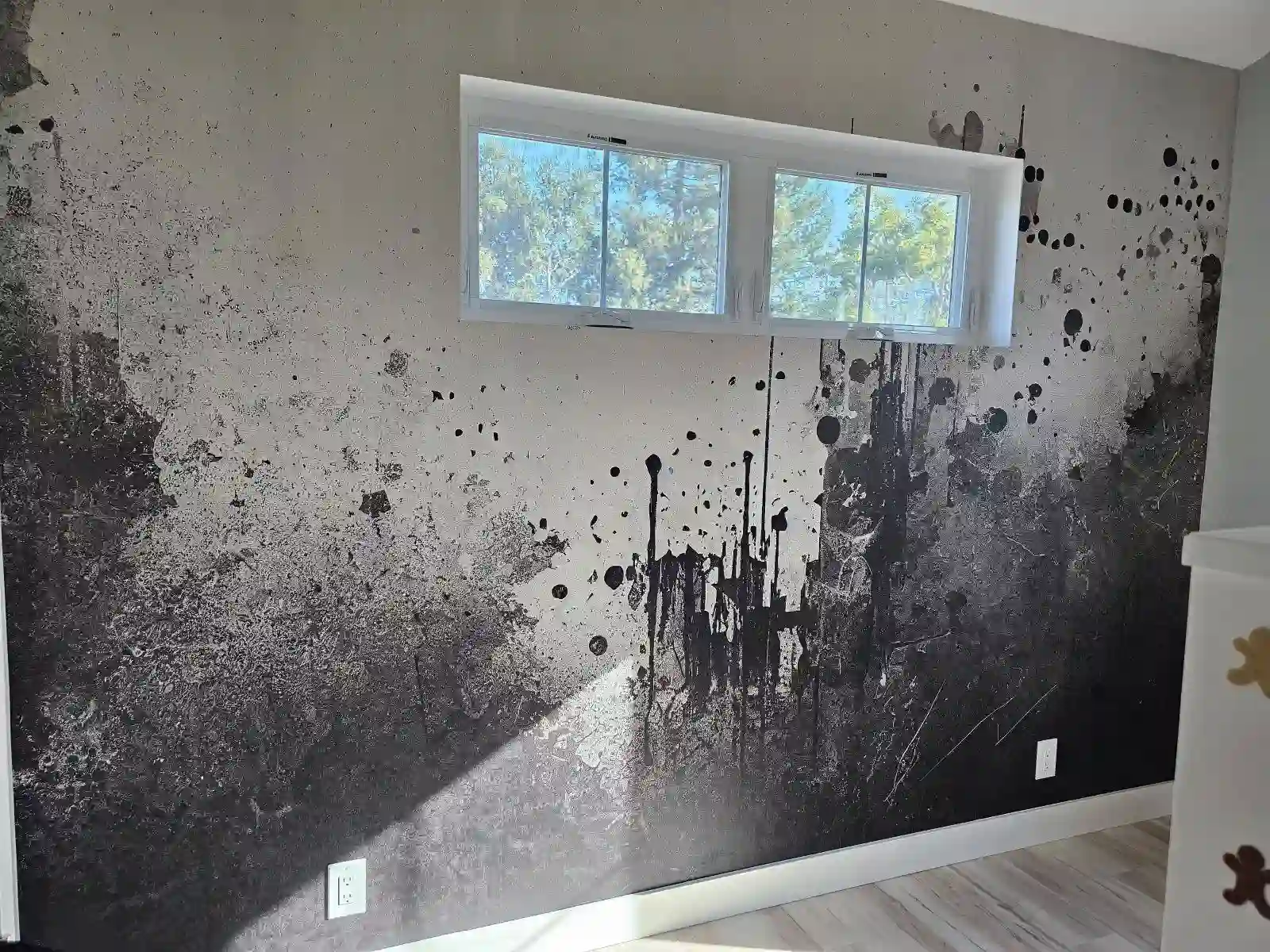 Luxury wallpaper design in an Atlanta interior