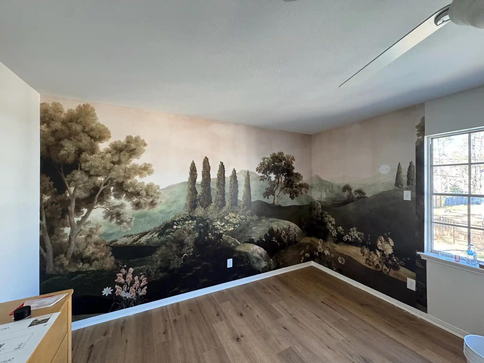 Professional wallpaper tools and materials used by our installers in Midtown Atlanta